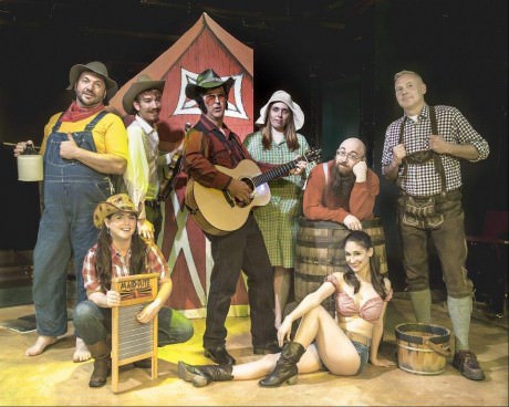 The cast of 'The All New, Grand Ole Hee Haw Hootenany Hoe Down Jamboree!' Photo by Joe Williams.