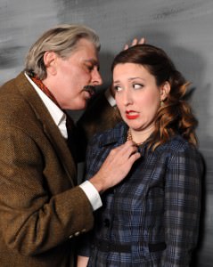 Mr. Paravancini (Richard McGraw) and Molly (Ann Turiano). Photo by Tom Lauer.