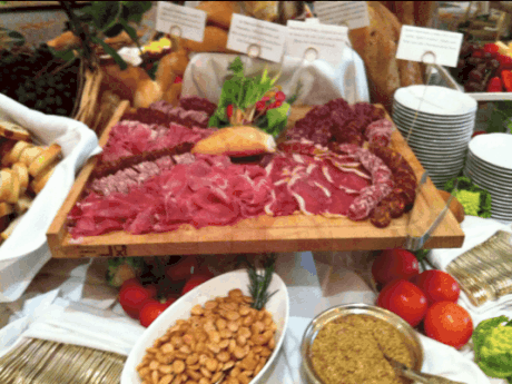 Cured meats at The Fairfax Hotel’s wine event – Photo Jordan Wright