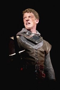 Zach Appelman stars as the young king, Henry V. Photo taken by Scott Suchman.
