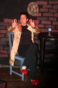 Maija DiGiorgio in 'U Probably Think This Play Is About U." Photo courtesy of Strand Theater Company. 