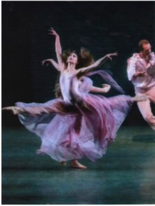NYCB dancer Dana Jacobson soars in Tchaikovsky Suite No. 3. Photo by Paul Kolnik.