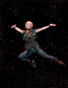 Cathy Rigby as 'Peter Pan.' Photo by Craig Schwartz.