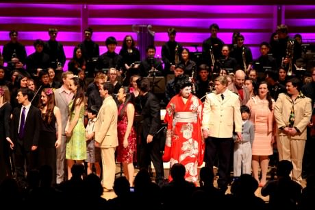 The cast of 'Madama Butterfly and Miss Saigon' at Strathmore March 10, 2013. Photo by Michelle Drumheller.