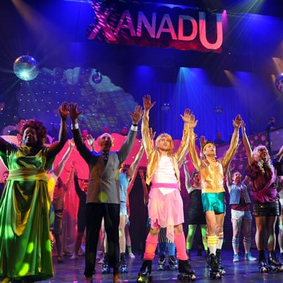 The cast of 'XANADU.' Phot by Michael Key of The Washington Blade.