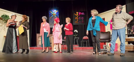 The cast of 'The Hallekujah Gilrs.' Photo courtesy of Vienna Theatre Company.