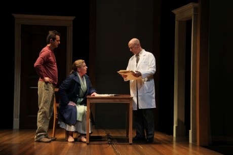 Ray Ficca (Bill), MaryBeth Wise (Mary), and Mitchell Hébert (Doctor). Photo by Danisha Crosby.