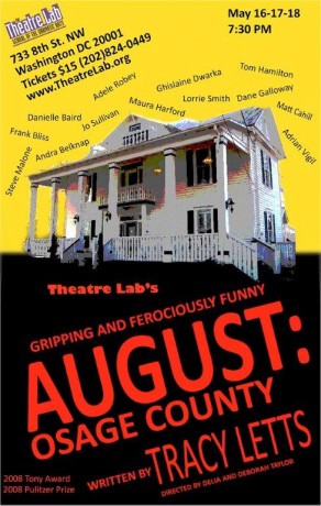 August Osage County Broadway Window Card