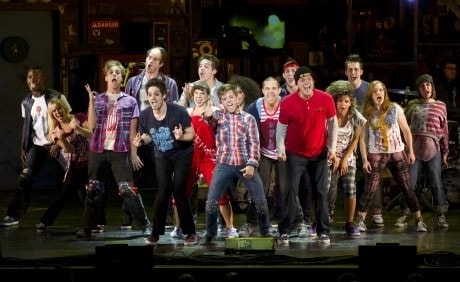 The company of 'American Idiot.' Photo by Litwin.