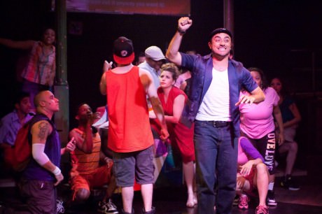  Usnavi (David Gregory) and the cast of 'In The Heights.' Photo by Kirstine Christiansen.