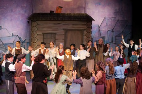 The cast of 'Fiddler on the Roof JR' Photo by Erica Keys Land.