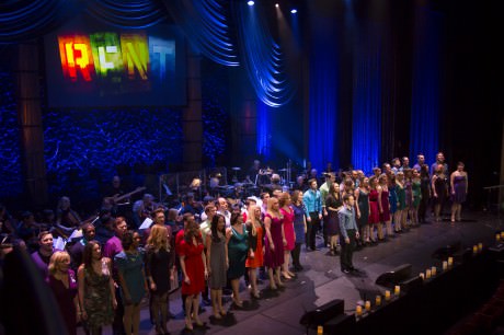 "Seasons of Love": Robin de Jesus and the 'From Broadway With Love' Choir Photo by T. Charles Erickson..