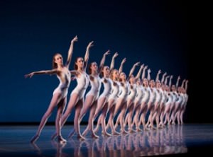 Boston Ballet in 'Symphony in Three Movements.' Photo by Rosalie O'Connor.