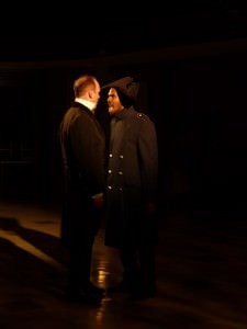 Dan Fenton (Jean Valjeab' and Ian Coleman (Javert). Photo courtesy of Theatre Lab.