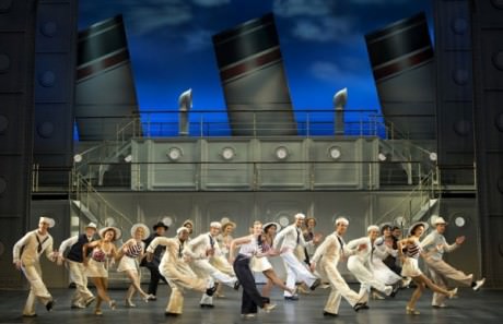 Rachel York and the Company of 'Anything Goes.' Photo by Joan Marcus.