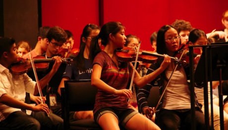 Lily Tsai is concertmaster of the National Youth Orchestra of the USA (Brian Wise/WQXR).