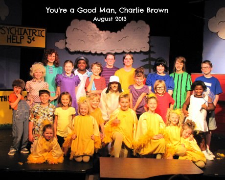 The cast of 'You're a Good Man Charlie Brown.' Photo by Leland Shook Photography.