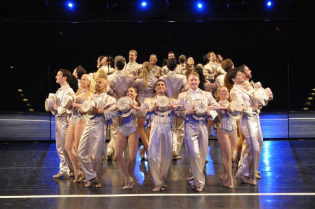 The cast of Olney Theatre Center's 'A Chorus Line.' Photo by Stan Barouh.