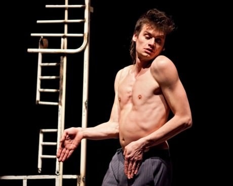 Primož Bezjak as Nijinsky in 'Nijinsky’s Last Dance.' Copyright Mladinkso Theatre, and courtesy CulturalDC.