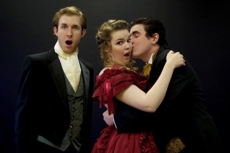 Grayson Owne, Alyssa Bouma, and Michael Ryan Neely. Photo courtesy of Annapolis Shakespeare Company.