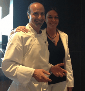 Partners Carmine Marzano and daughter, Elena Pouchelon, at their new restaurant 'Osteria Marzano.'