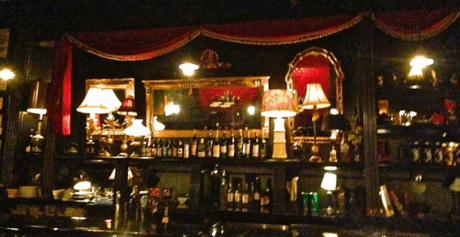The bespoke bar at Hanoi House,