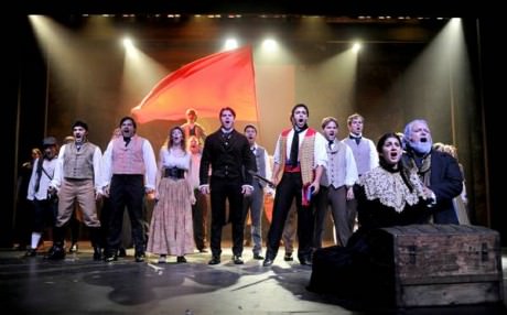 'One Day More' with the cast of 'Les Les Misérables.' Photo courtesy of Riverside Center Dinner Theater.