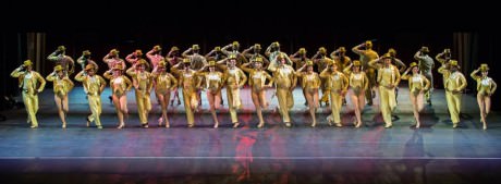 The cast of 'A Chorus Line.' Photo by Peter Hill,.