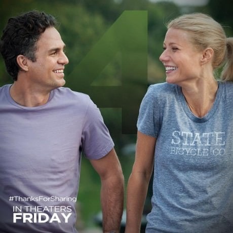 Gwyneth Paltrow and Mark Ruffalo in 'Thanks for Sharing.'