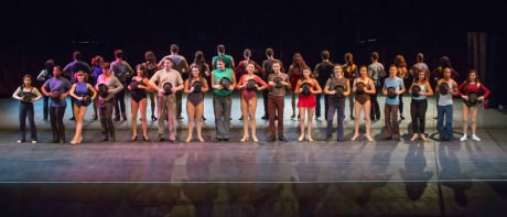 The cast of 'A Chorus Line.' Photo by Peter Hill. 