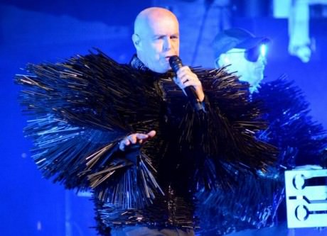 Neil Tennant and the Pet Shop Boys. Photo by DEREK STORM/SPLASH NEWS. Read more: https://www.nydailynews.com/entertainment/music-arts/review-pet-shop-boys-rock-nyc-beacon-article-1.1458445#ixzz2fSqT1zju