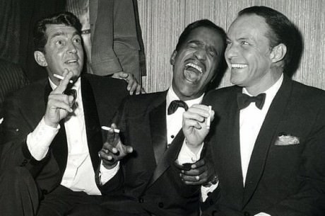 The Mini-Rat Pack: Dean Martin, Sammy Davis, Jr., and Frank Sinatra.