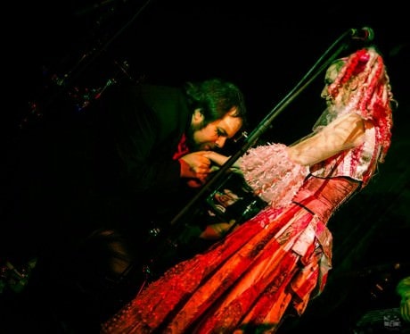 Andrew Baughman and Irene Jericho in 'Frankenstein' at Black Cat. Photo by Brandon Penick Photography.