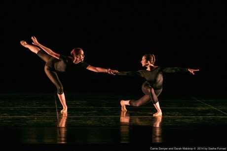 Carrie Denyer and Sarah Waldrop in 'Viduity' (2007) by Constantine Baecher. Photo by Sasha Fornari 