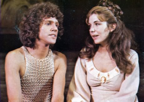 John Rubenstein (Pippin) and Jill Clayburgh (Catherine) in the Original Broadway Production of 'Pippin.'