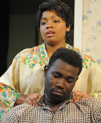 Krenee Tolson (Ruth) and Kahlil Daniel (Walter). Photo by Stan Barouh.