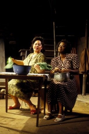 Michele Shay and Viola Davis in the Goodman Theatre's production of August Wilson's 'Seven Guitars,' directed by Walter Dallas. (Eric Y. Exit/Courtesy The Goodman Theatre)