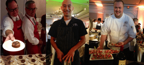(Left to Right) Brian Noyes of Red Truck Bakery – Tim Ma of Water & Wall – Brent Sick Del Frisco’s Grille.