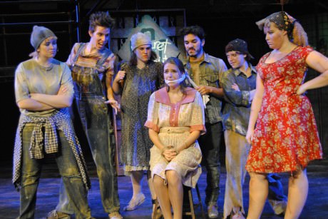 The cast of 'Urinetown the Musical.' Photo credit: William Atkins, Senior University Photographer.