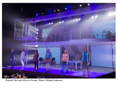 The cast of 'Next to Normal' at CENTERSTAGE. Photo by Richard Anderson.