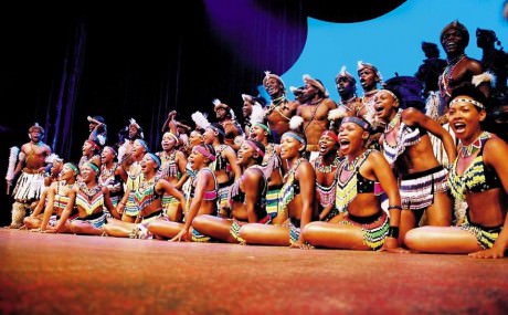 Cast of Africa Umoja. Courtesy National Theatre Washington DC.
