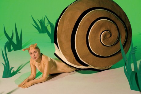 Isabella Rossellini as a snail. Photo courtesy of  Sundance Channel.