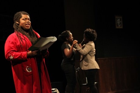 Wild Women Theatre presents Society Unjust by Shannon Marshall. Photo by Jeff Gilliland.