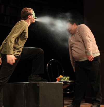 Scene from 'The Enemy Attacks!' by Julia Winkler. Photo by Jeff Gilliland.