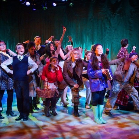 The cast of Into the Woods JR. Photo by Ian Band. 