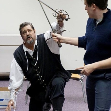 Fred in rehearsal. Photo courtesy of 2nd Star Productions.