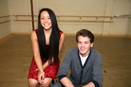 Kyra Smith (Cathy) and Ben Cherington (Jamie). Photo courtesy Metropolitan Youth Arts Theatre.
