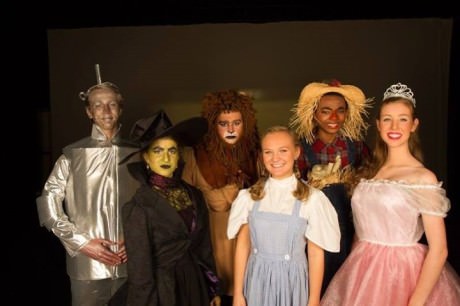 Cast of Wizard of Oz. Photo by Kathleen Ouellette.