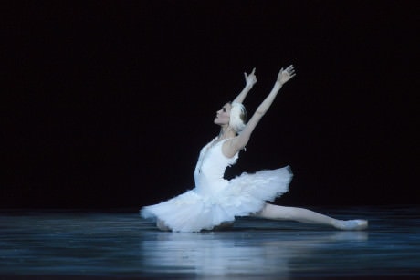 Alina Somova in The Swan. Photo by V.Baranovsky.
