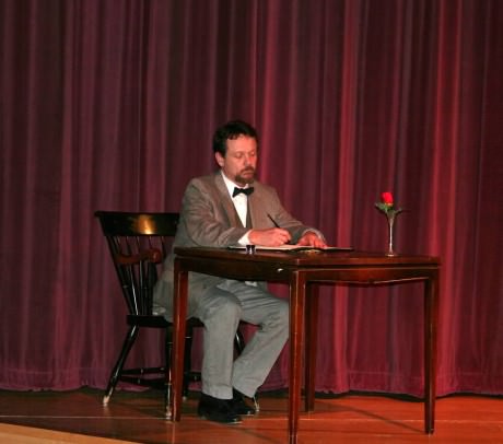 Jeffrey Smith as The Writer. Photo by Bill Craley.
